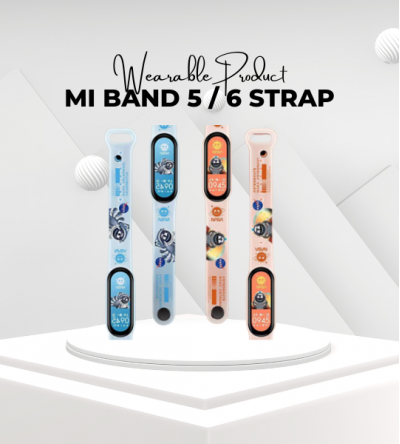 Mi Band 5 6 Strap Cartoon Style